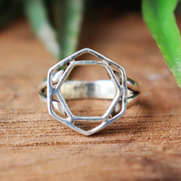 Silver Simple Wire wrap Ring, 925 Sterling Pure Silver Ring, Star Shaped Ring, Charm Ring, Boho Ring, Open Wire Ring, Personalized Gift Ring