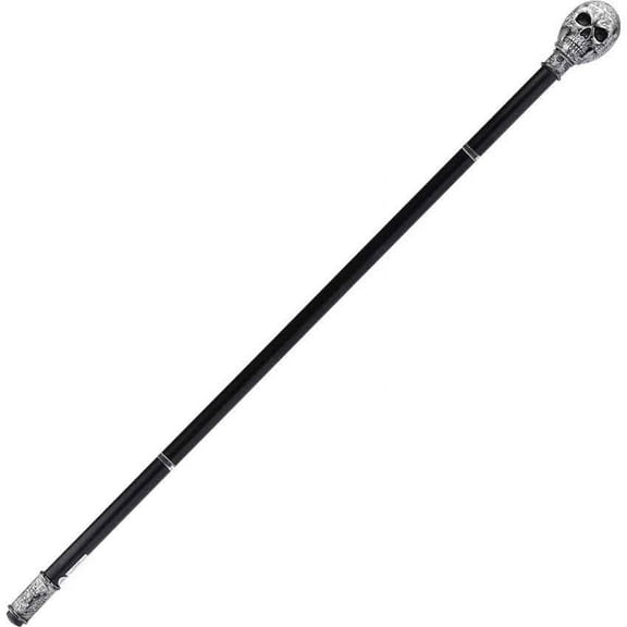 Silver Skull Walking Cane by Medieval Collectibles