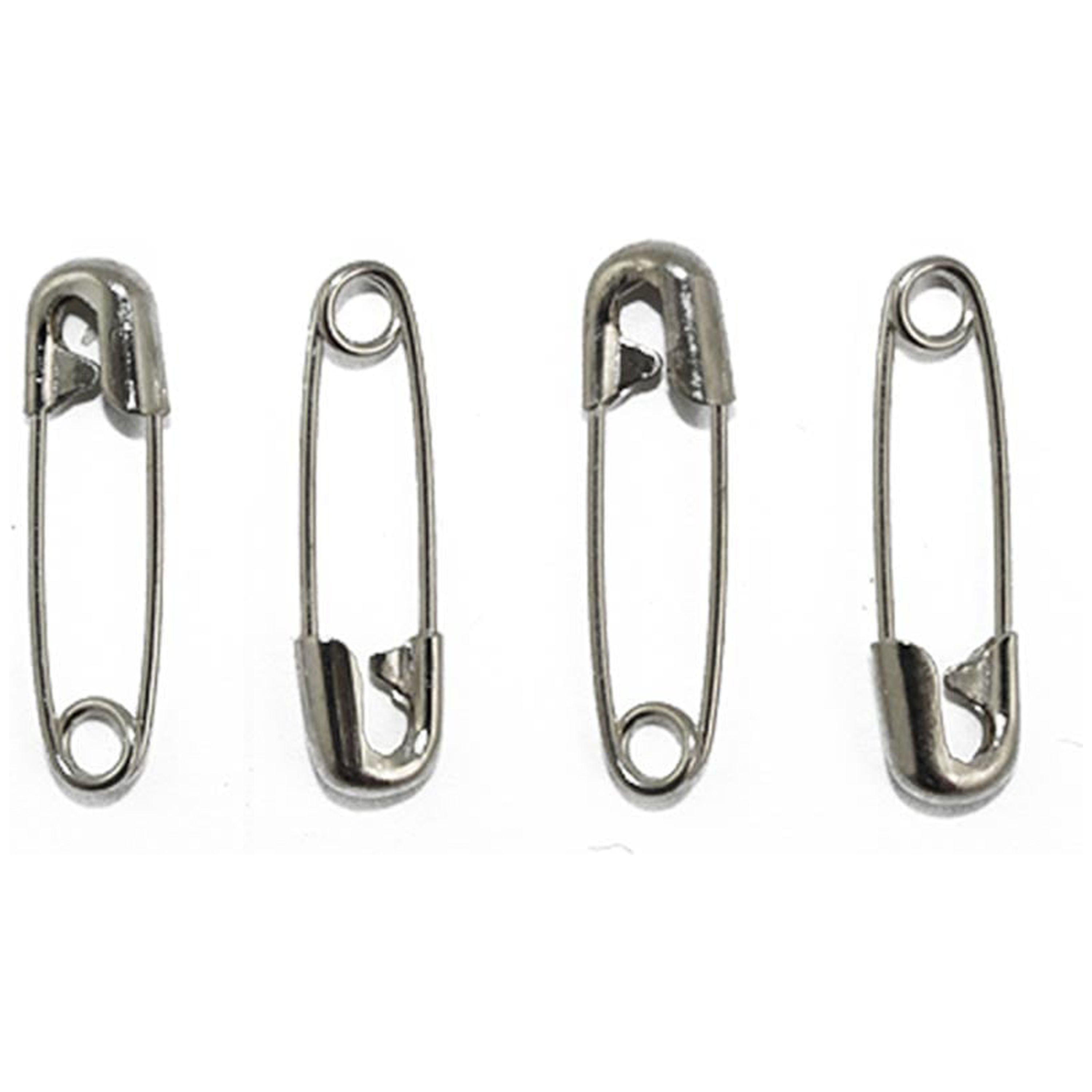 Silver Small Safety Pins Size 00 - 0.75 Inch 144 Pieces