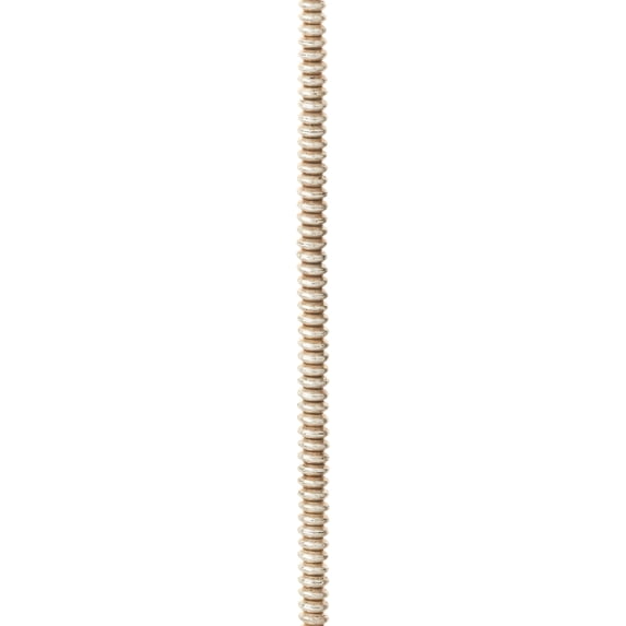 Silver Smooth Rondel Metal Beads - 4mm by Bead Landing