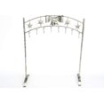 thumbnail image 1 of Silver Snowflake Christmas Stocking Holder Stand, 1 of 2