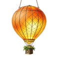thumbnail image 1 of Silver Solar Hot Air Balloon Lantern - Flickering Flame for Terrace and Porch, 1 of 1
