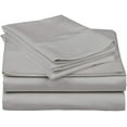 thumbnail image 1 of Silver Solid Queen XL (60"x 80") Size Sleeper Sofa Bed Sheet Set - Luxury 100% Egyptian Cotton - 800 Thread Count - Fits Mattresses Up to 8" Inches Deep Pocket, 1 of 5
