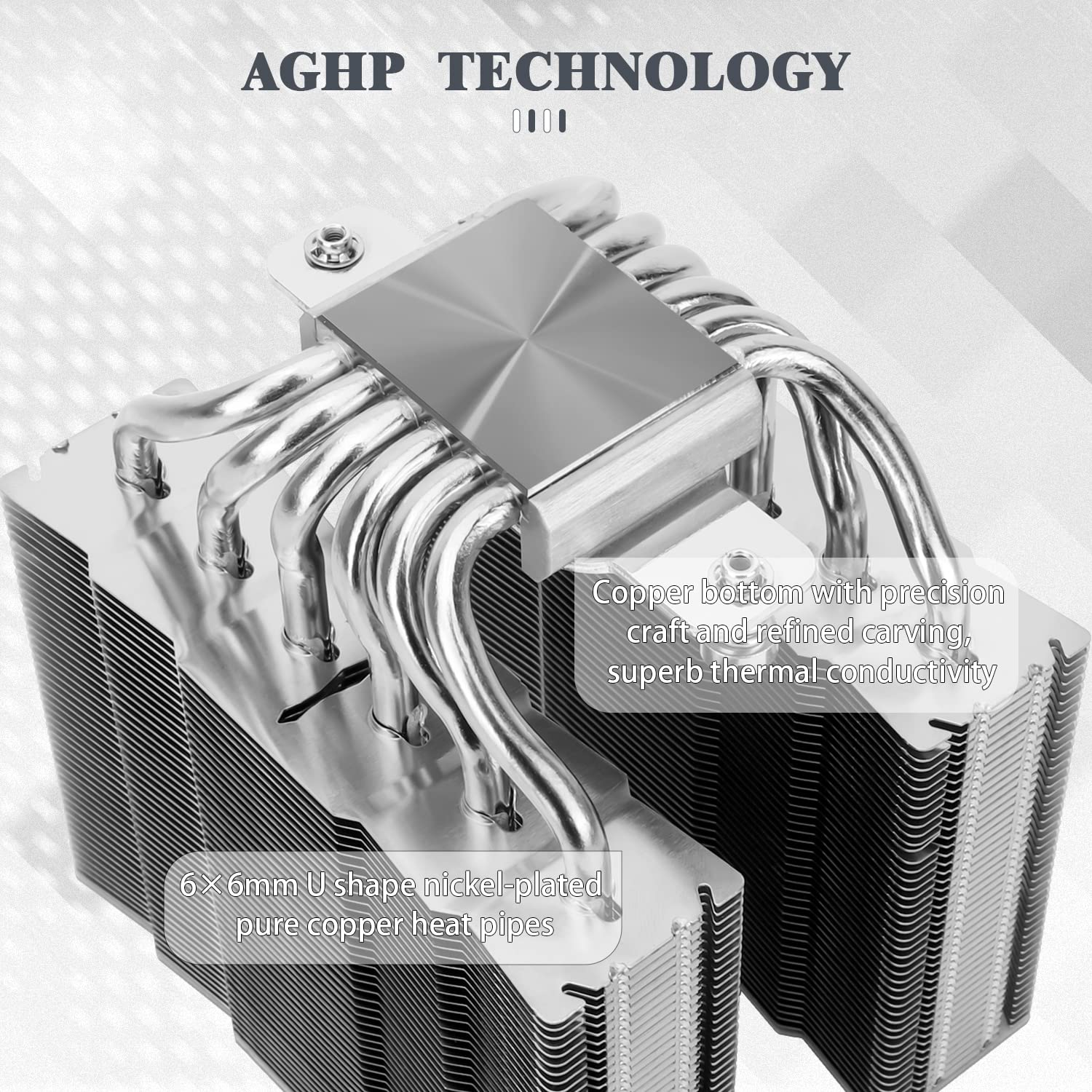 Silver Soul 135 CPU Cooler Dual Towers, 6 Heat Pipes, 135MM Hight, TL