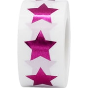 Silver Sparkle Holographic Stickers, 0.75 Inch Wide, 500 Labels on a Roll