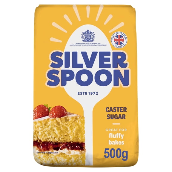 Silver Spoon Caster Sugar 500g, Imported from Britain