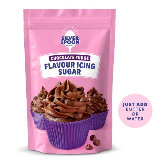 Silver Spoon Chocolate Fudge Icing Sugar 200g, Imported from Britain