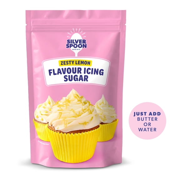 Silver Spoon Zesty Lemon Icing Sugar 200g, Imported from Britain