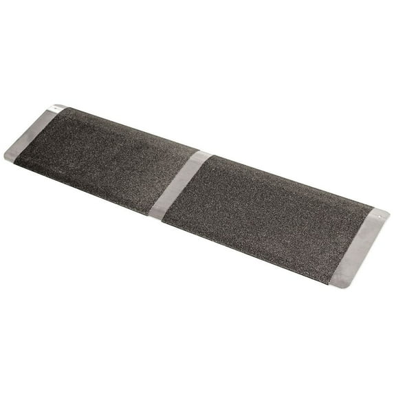 Silver Spring 1-1/4in High, 32in Wide Solid Aluminum Mobility Threshold Ramp for Wheelchairs, Scooters, and Power Chairs
