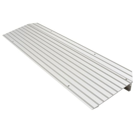 Silver Spring 1-3/4in High Aluminum Mobility Threshold Ramp for Wheelchairs, Scooters, and Power Chairs