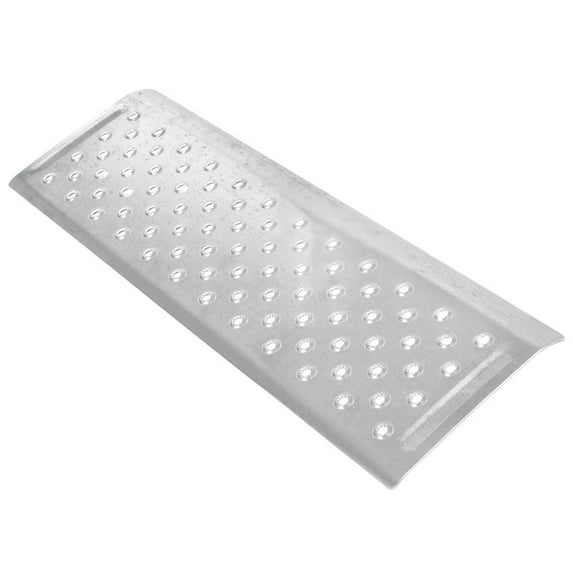 Silver Spring 1-5/8in High Aluminum Threshold Ramp, Punch Plate Surface, 10in L x 32in W