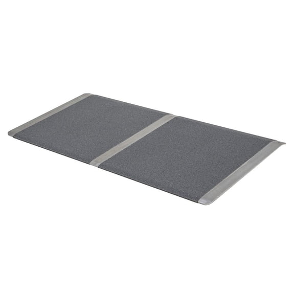 Silver Spring 2-5/8in High, 32in Wide Solid Aluminum Mobility Threshold Ramp for Wheelchairs, Scooters, and Power Chairs