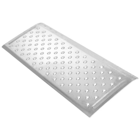 Silver Spring 2in High Aluminum Threshold Ramp, Punch Plate Surface, 12in L x 32in W