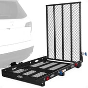 Silver Spring Mobility Scooter and Wheelchair Hitch Carrier - 42 in Folding Ramp - Long