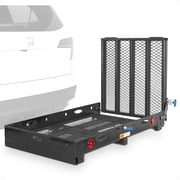 Silver Spring Folding Steel Scooter/Wheelchair Carrier, Ramp & Hitch Mount