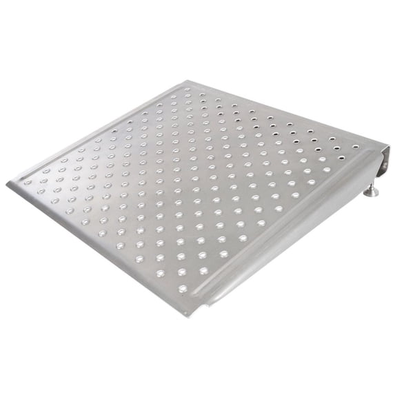 Silver Spring 4in High Aluminum Adjustable Threshold Ramp - 24in L x 36in W