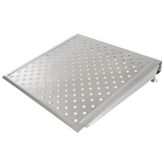 Silver Spring 6in High Aluminum Adjustable Threshold Ramp - 30in L x 30in W
