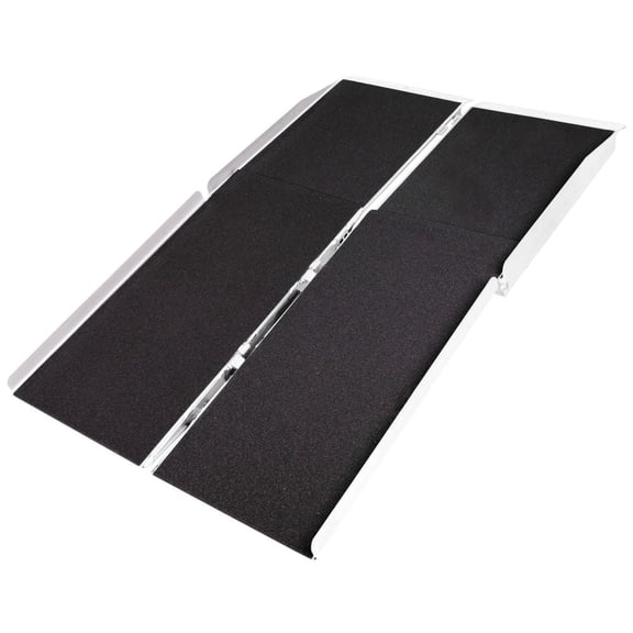 Silver Spring Aluminum Multi-Fold Wheelchair Ramp - 4' Long