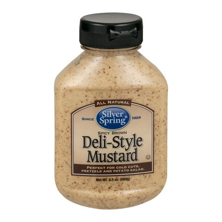 Silver Spring Deli-Style Spicy Brown Mustard, 9.5 oz