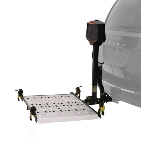 Electric Mobility Scooter Carrier for Car, SUV, 350 lb Capacity, Silver Spring