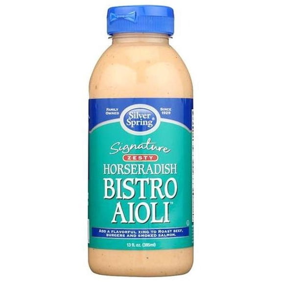 Silver Springs 2418472 Aioli Bistro Horseradish, 13 oz
