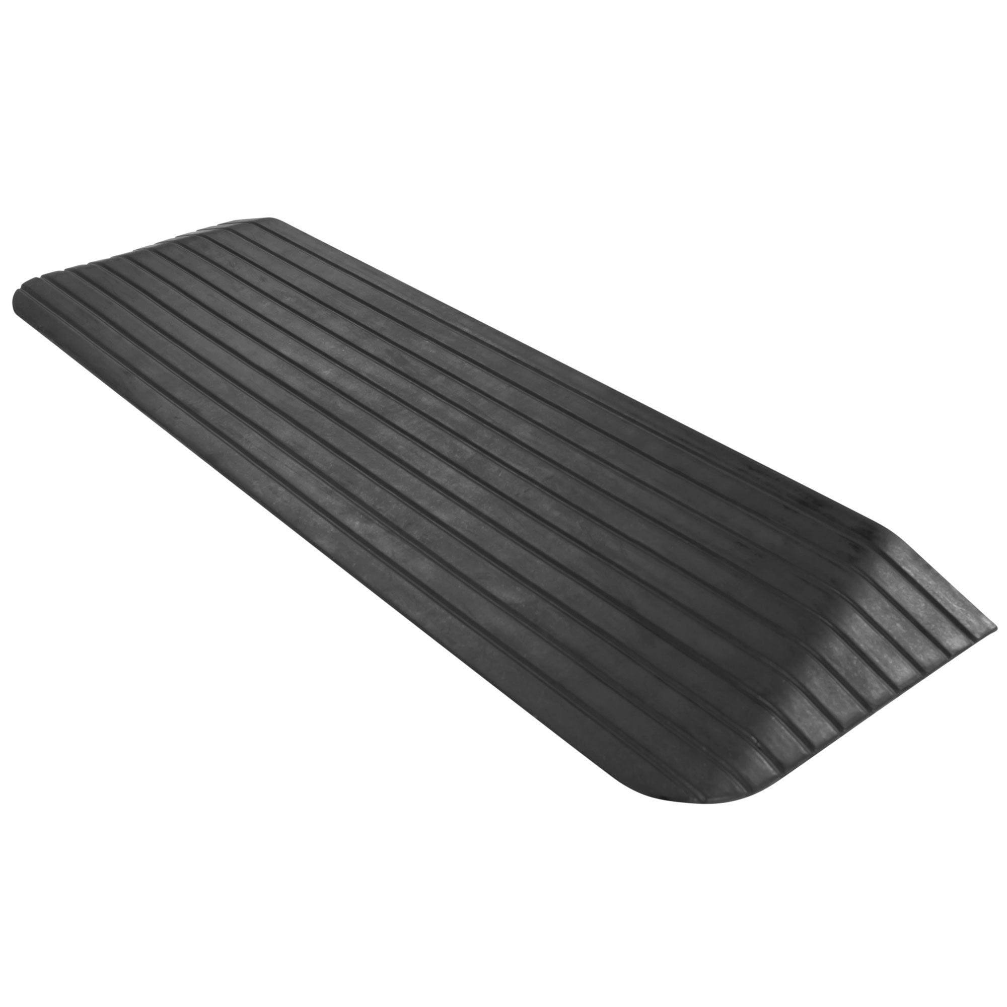 Silver Spring Solid Rubber Threshold Ramp - 1-1/2in Rise, Wheelchair ...