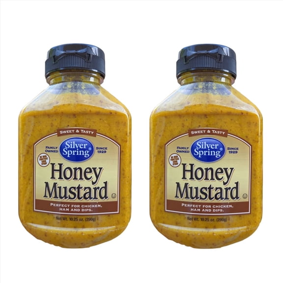 Silver Spring Sweet & Tasty Honey Mustard 10.25 Oz (2 Pack)