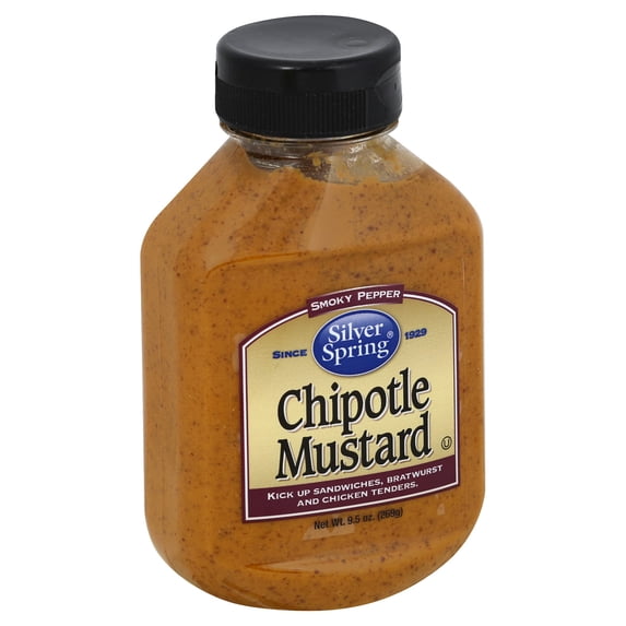 Silver Springs Chipotle Mustard 9.5 oz (Pack of 9)