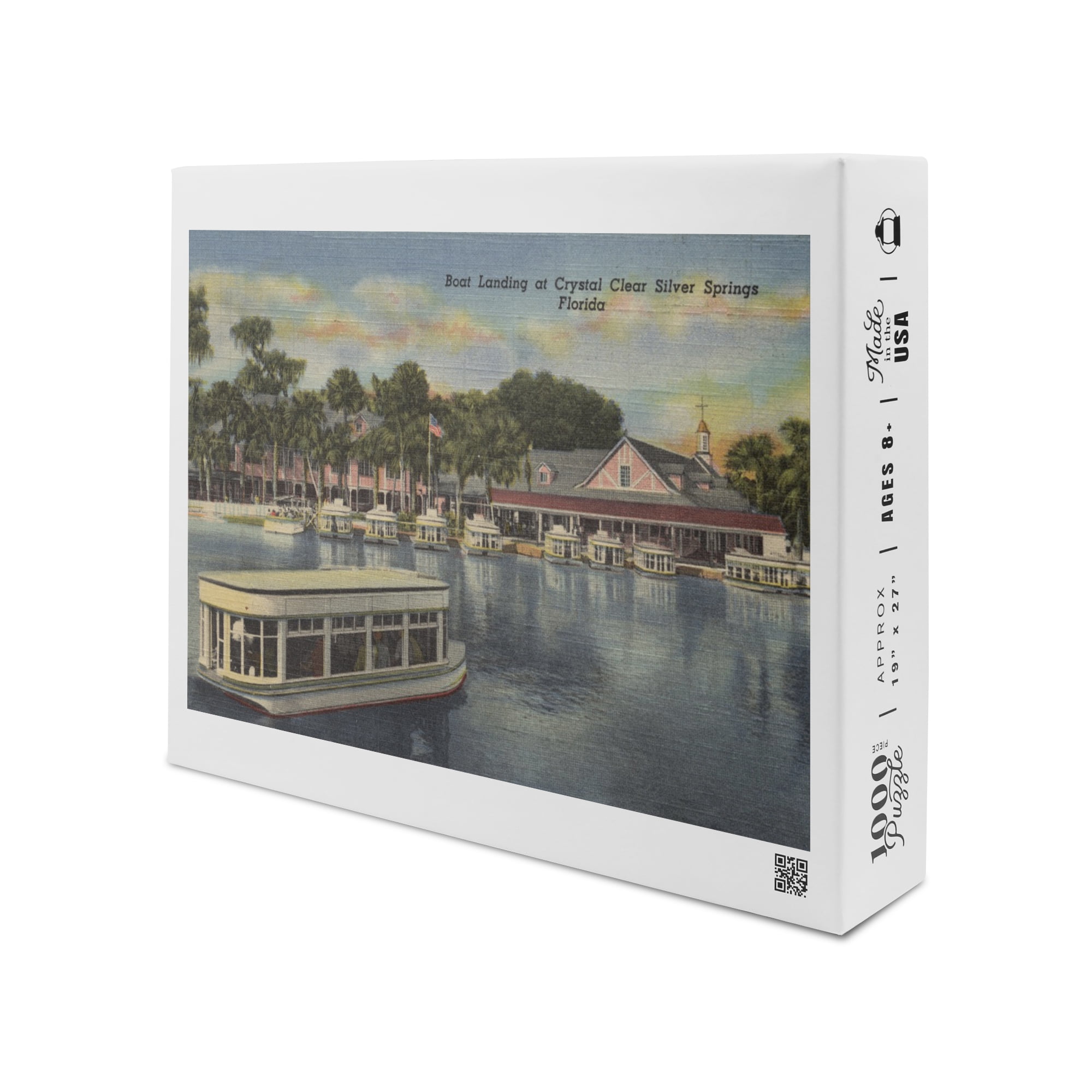 Silver Springs, FL, Waterfront View of Boat Landing (1000 Piece Puzzle