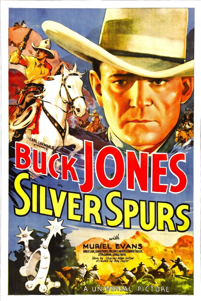Silver Spurs Canvas Art - (11 x 17)