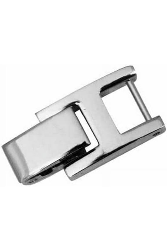 Silver Stainless Steel 4MM Watch Bracelet Extender 10mm Wide Clasp