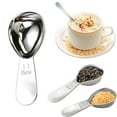 thumbnail image 1 of Silver Stainless Steel Coffee Scoop, 1 Tbsp 30ML Scoop Measuring Spoon, Short Handle Fits in Container, Rust-Resistant & Drop-Resistant, Suitable for Ground coffee, Milk, Powder Brewing, 1 of 6