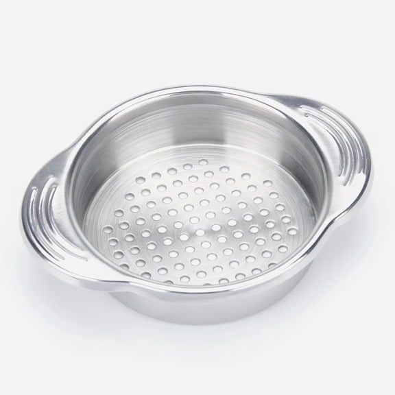 Silver Stainless Steel Food Can Strainer Sieve Metal Tuna Press Filter Canning Lid Colander Oil Drainer Kitchen Tools for Beans Vegetables