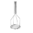 thumbnail image 1 of Silver Stainless Steel Potato Masher - Dual-purpose Meat & Mashed Potatoes Maker, Household Kitchen Food Mashing Gadget(E), 1 of 7