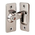 thumbnail image 1 of Silver Stainless Steel Right Angle Hook Lock, 90 Degree Latch for Sliding Barn Doors, Rustproof Hardware for Cabinet Gate, 1Pcs, 1 of 3