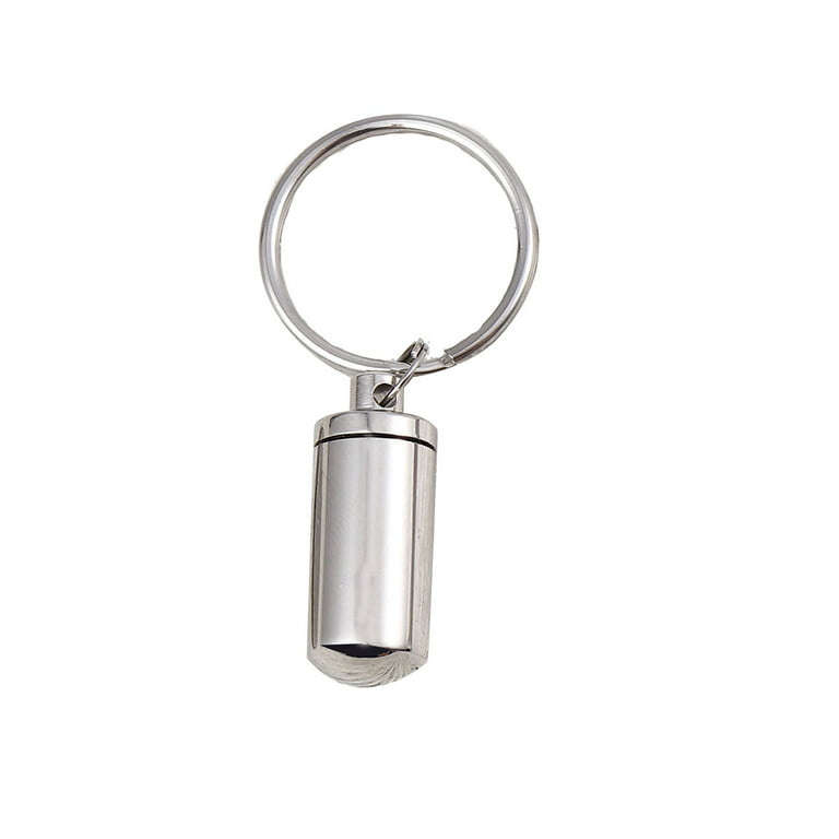 Aanraku Silver Key Ring Holder  Art Glass Supplies - Jewelry Supplies