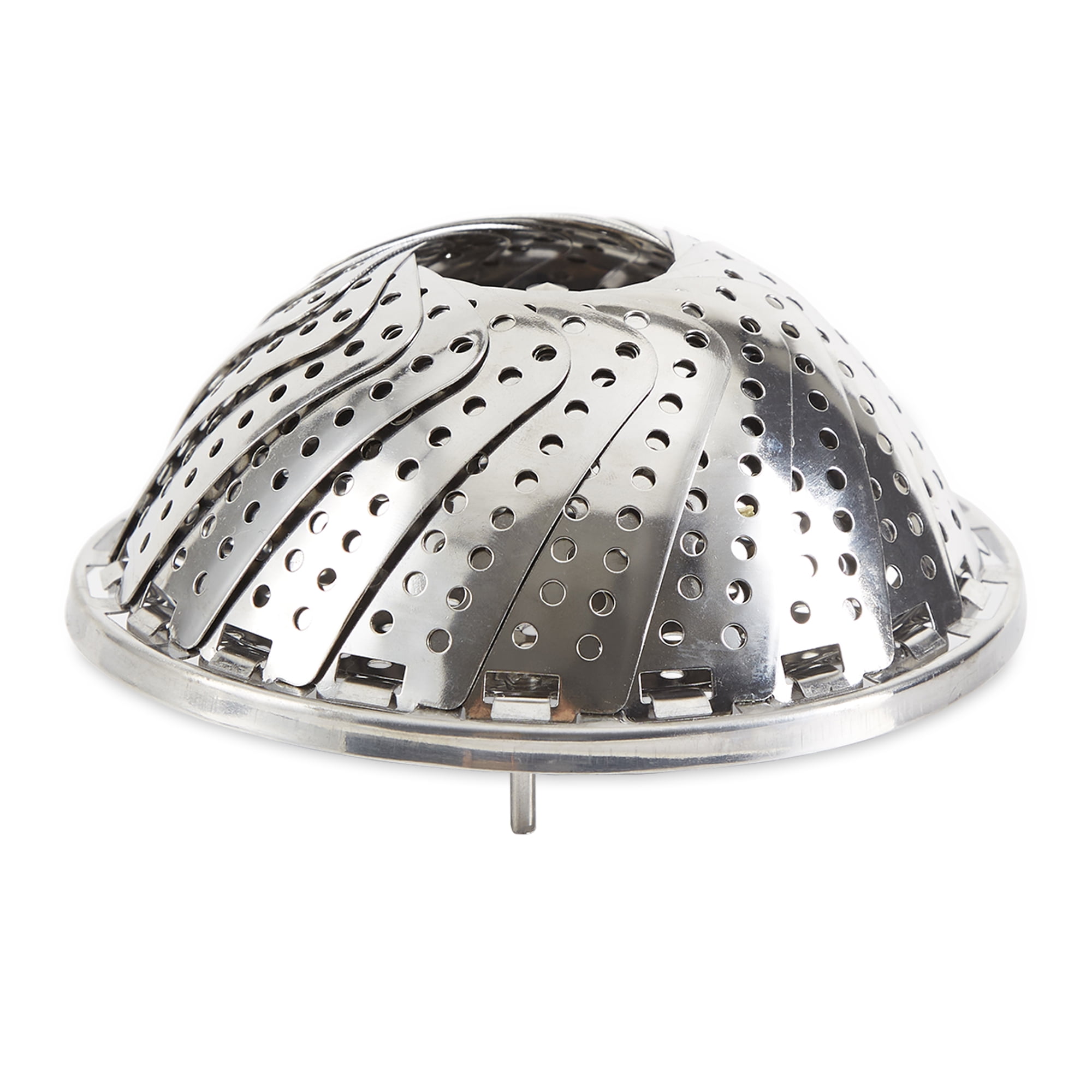 Stainless Steel Expandable Vegetable Steamer Basket, 9-Inch Diameter