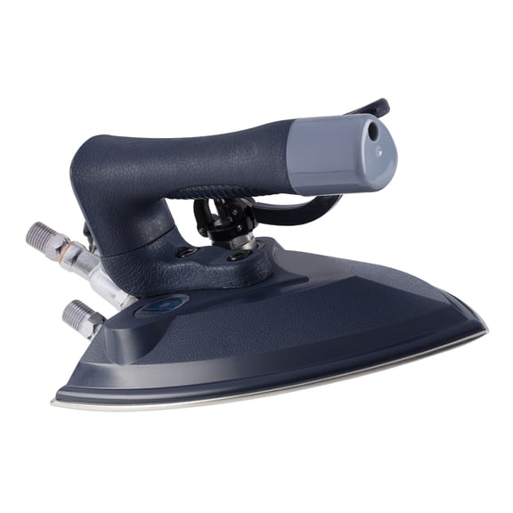Silver Star BSP-600 All-Steam Industrial Pressing Iron – Wide Base 8.1" x 5.8", Brass Steam Valve, Steam Volume Control, For External Boiler Systems (Iron Only)