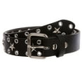 thumbnail image 1 of Silver Star Grommets Studded Leather Jean Belt, 1 of 3