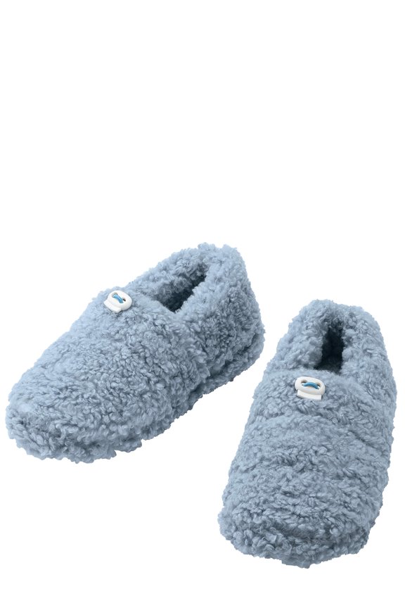 Silver StepsTM Adjustable Toggle Slippers, Non-Skid, Adjustable Toggle, Thick Fuzzy Fleece - X-Large