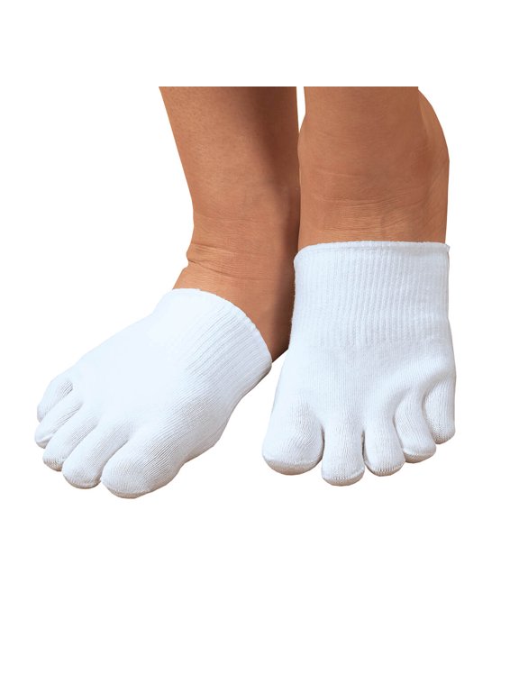 Silver Steps Closed Toe Gel Socks