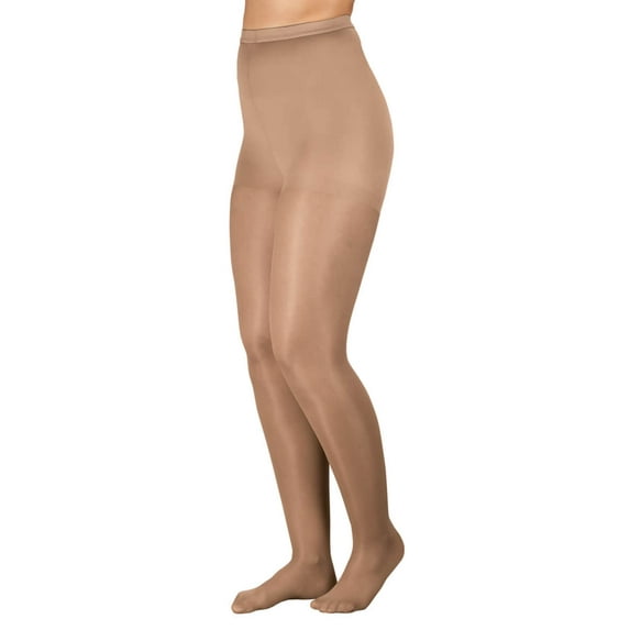 Silver Steps Compression Pantyhose 15-20 mmHg, 1 Pair, Beige, Tall