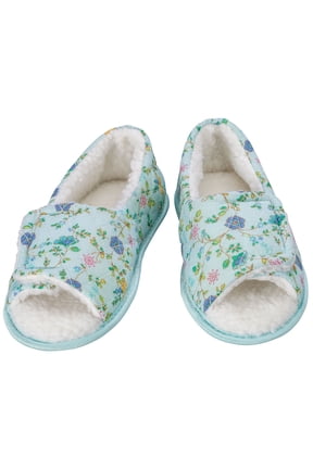 Silver Steps Open Toe Edema Slippers Womens