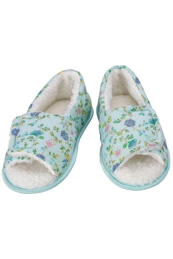 Silver Steps Open Toe Edema Slippers Womens