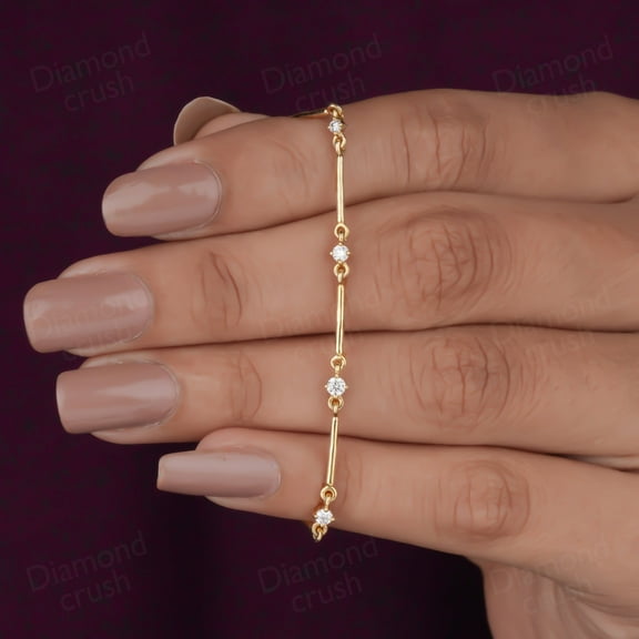 Silver & Stone Jewels Classic 3-Row CZ Tennis Bracelet in 14 White Gold Finish Elegant Sparkling Statement Jewelry for Women