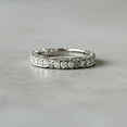 thumbnail image 1 of Silver & Stone Jewels Vintage-Inspired Milgrain CZ Eternity Band Ring for Women Silver Tone Antique-Style Wedding Anniversary Jewelry, 1 of 3