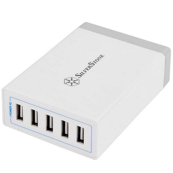 Silver Stone Technologies 40W 8A 5 Ports USB wall Charger