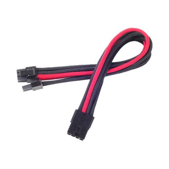 Silverstone Tek Sleeved Extension Power Supply Cable with 1 x 8-Pin to PCI-E 8-Pin Connector (PP07-PCIBR)