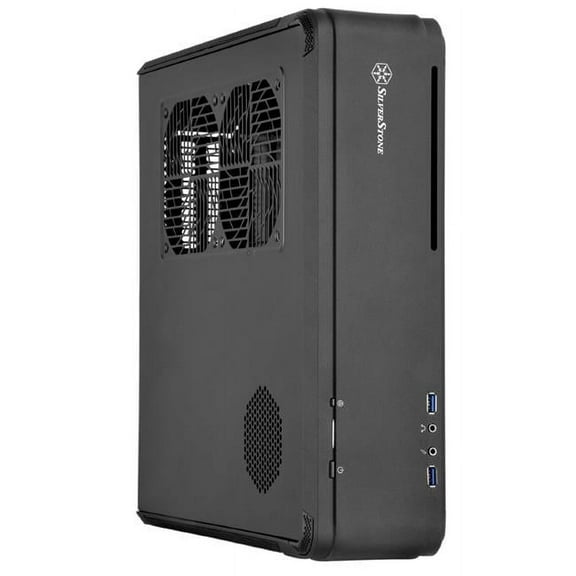 Black, ABS Bazel, steel body black internal, Mini-ITX, 1*Slim ODD ,1X3.5", 3*2.5"