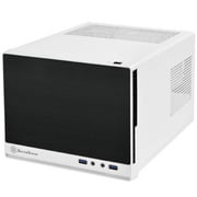 Silver Stone Technologies Mini-DTX Small Form Factor Computer Case - White